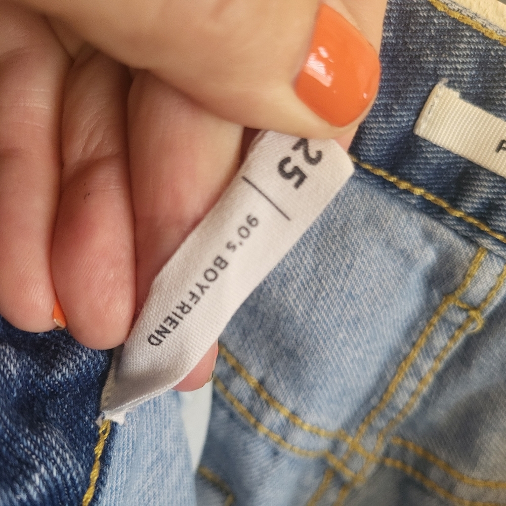 PacSun Women's Blue Two-Tone Jeans. Size 25 - Picture 15 of 16